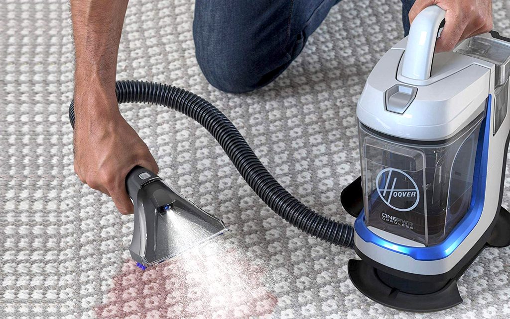 Carpet Cleaning in East London accompanied by a Carpet Cleaner